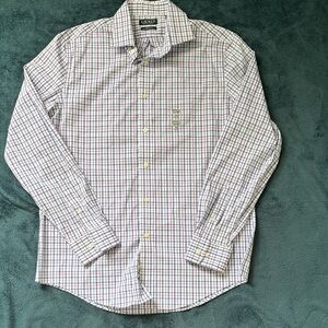 Ralph Lauren Men's Plaid Dress Shirt - Blue/Purple/White